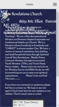 Mobile Screenshot of newrevelationschurch.net