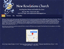 Tablet Screenshot of newrevelationschurch.net